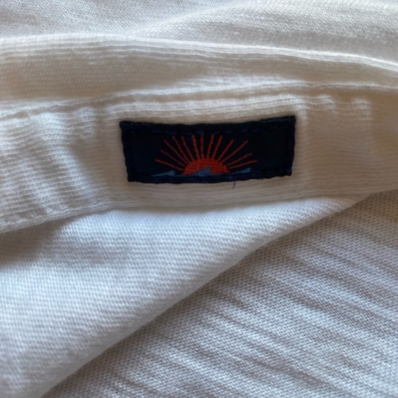 Faherty White Cotton Button Up - Picture 6 of 7